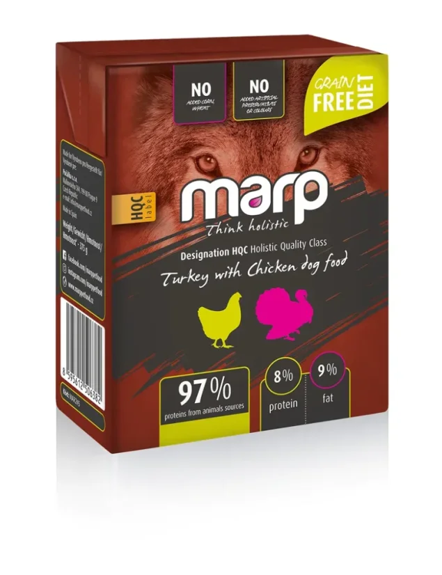 Marp konzerva pre psov Tetrapack morka s kuraťom 12x375g 7