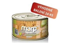 Marp Holistic+ konzerva pre mačky Kuracie paté s krevetami 24x70g Marp Holistic+ konzerva pre mačky Kuracie paté s krevetami 24x70g