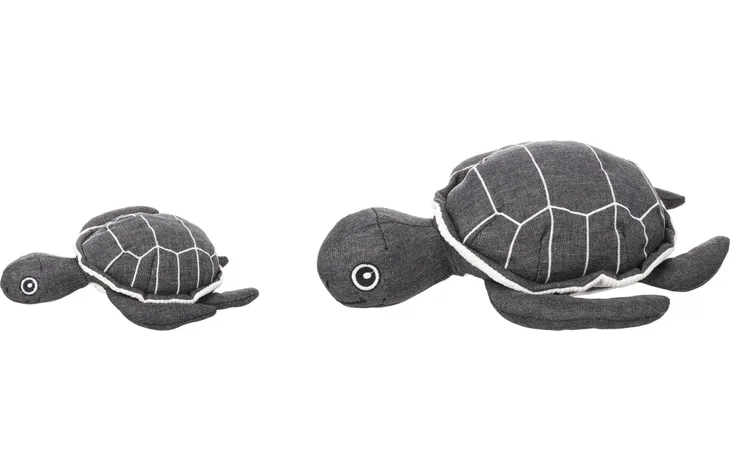 Flamingo Turtle - korytnačka pískacia látková hračka pre psa. Veľkosť S: 14 x 21 x 7 cm. 1