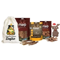 Vianočný balíček s menom psa obsahuje Marp pamlsky a hračku. Personalizovaný darček pre psa - STROMČEK, MALÝ 4 Vianočný balíček s menom psa obsahuje Marp pamlsky a hračku. Personalizovaný darček pre psa - STROMČEK, MALÝ 4