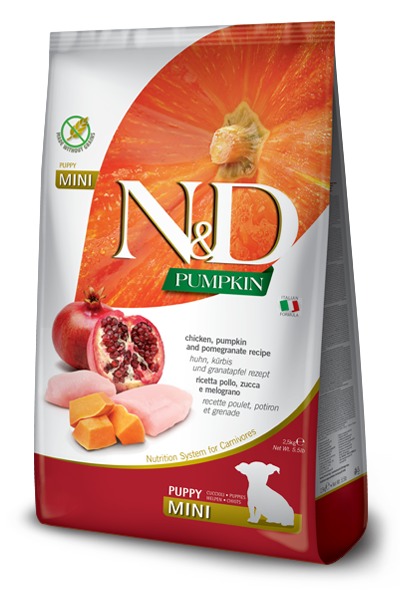 Farmina ND PUMPKIN puppy MINI chicken pomegranate 7kg