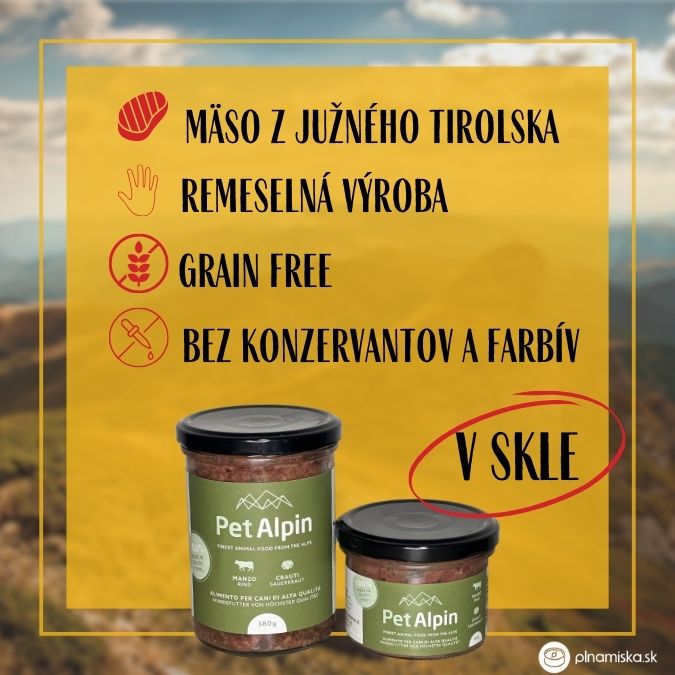 Pet Alpin hovädzie s kyslou kapustou 180g