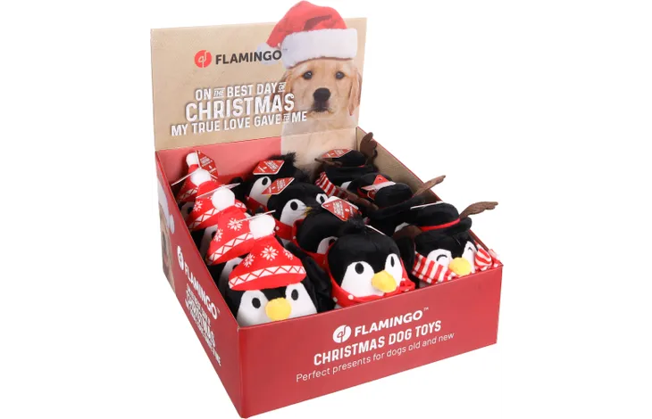 FLAMINGO Christmas Toy Penguin