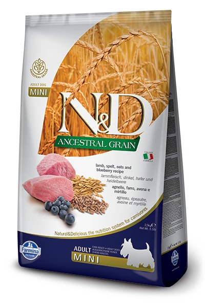 Farmina ND LG adult MINI lamb blueberry 2,5kg