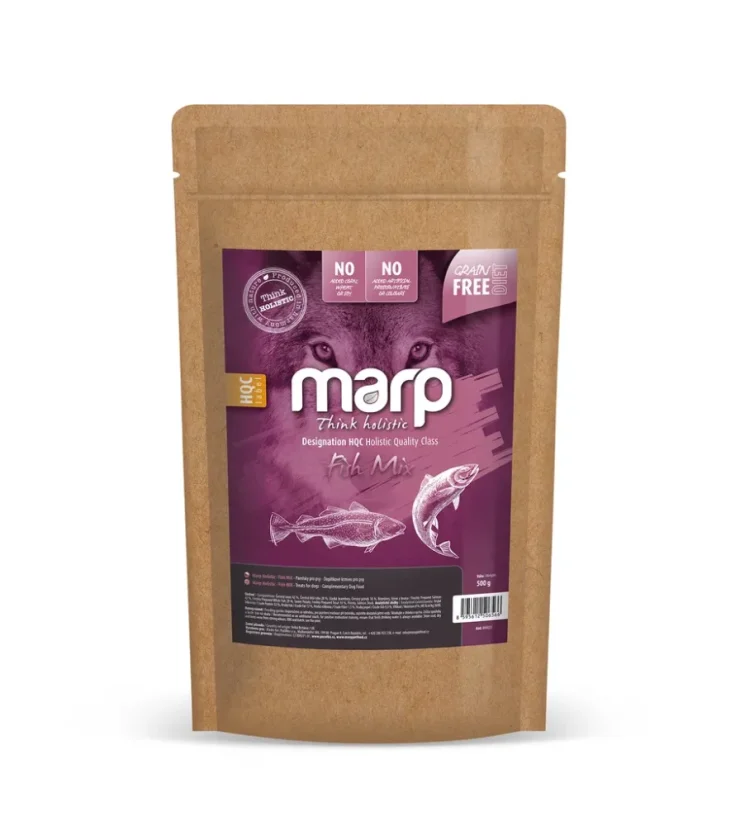 Marp Treats Holistic maškrty pre psov Fish mix 500g