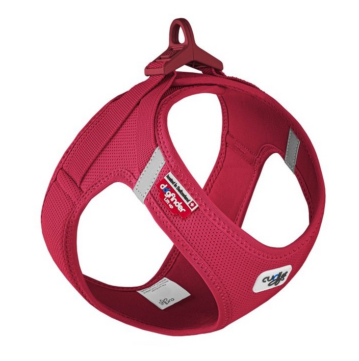 CURLI Vest Harness Clasp Air-Mesh XS Red