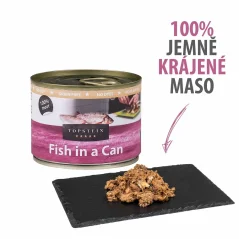 Topstein Ryba v plechu 200g mäsová konzerva pre psa a mačku 1