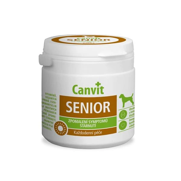 Canvit Senior pre psy 100 tbl. 100 g - doplnok stravy pre stárnúce psy
