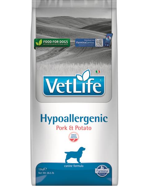 Farmina Vet Life hypoallergenic pork potato 12 kg