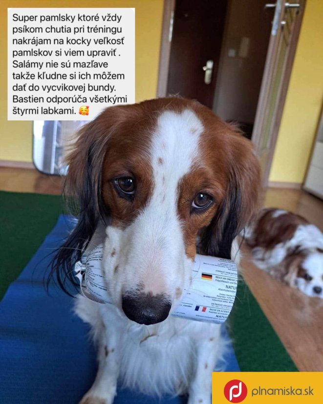 NATURIS Houdbaar výcviková saláma Kalkoen morka 200g recenzia 4