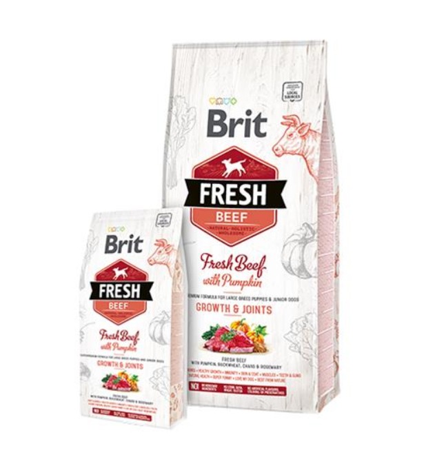 BRIT Fresh Puppy Large hovädzie a tekvica 2,5 kg