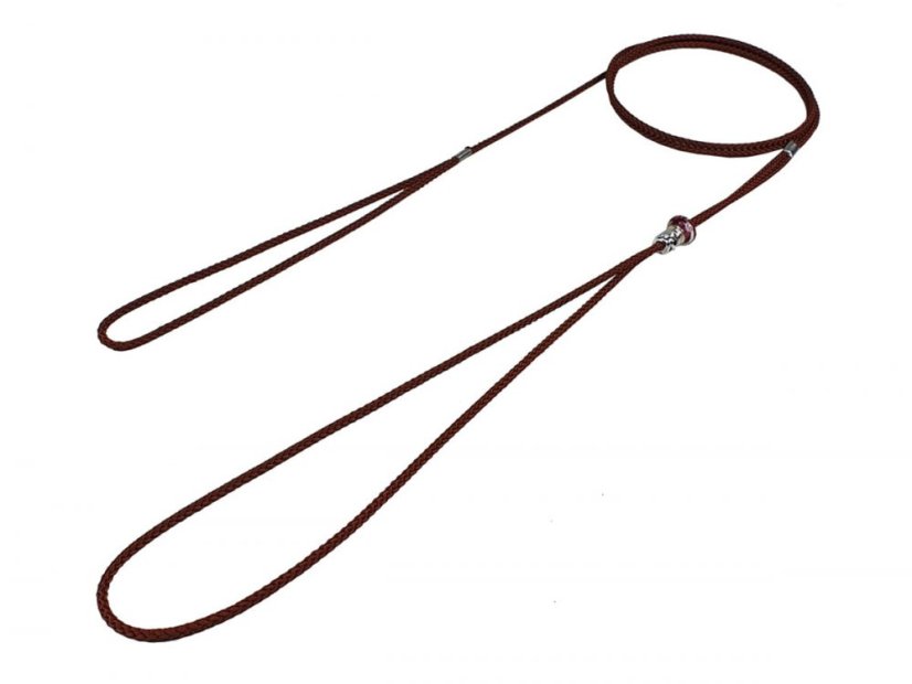B&F Vodidlo predvádzacie šnúrka 0,3x140 cm hnedé