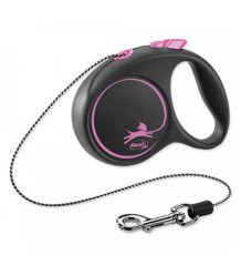 FLEXI Black Design lanko M 5m ružové (do 20 kg)