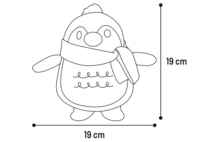 FLAMINGO Christmas Toy Penguin