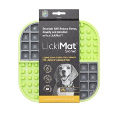 LickiMat Slomo lízacia podložka 20x20 cm zelená