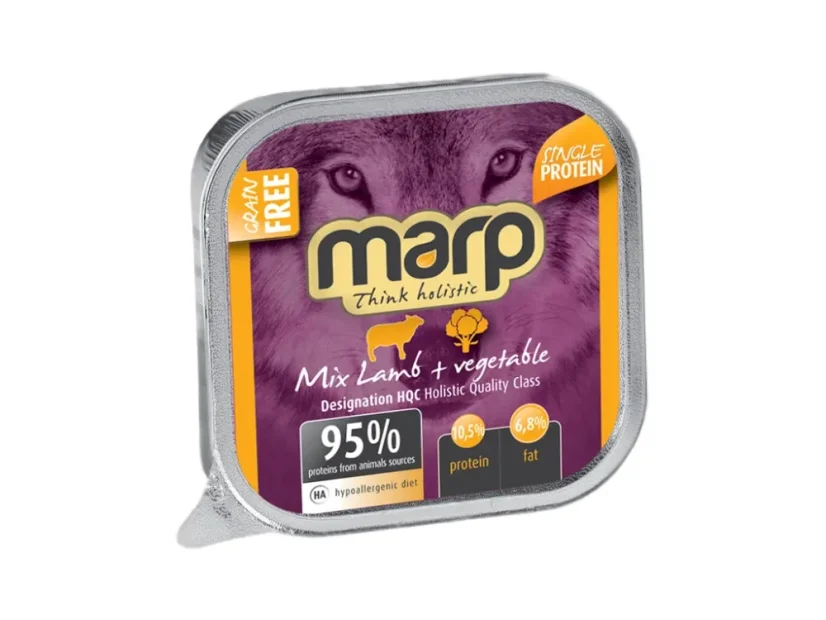 Marp konzerva pre psov  Mix jahňa+zelenina 100g 1