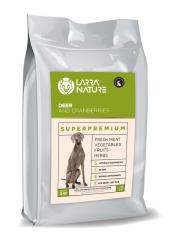 Larra Nature Jeleň a Brusnice 22/12 3 kg - deer - slovenské krmivo pre kastrované psy a psy s nadváhou 2