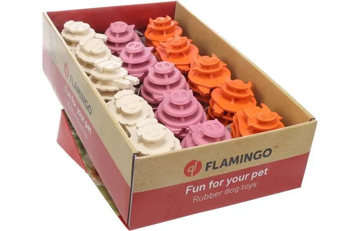 FLAMINGO TOY KUDDA gumová hračka pre psa na lízanie 1