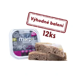 Marp konzerva pre psov Morčacie s lososom 12x150g - vaničky pre psa Marp konzerva pre psov Morčacie s lososom 12x150g - vaničky pre psa