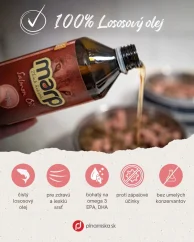 Marp Holistic BARF Olej lososový na zdravú a lesklú srsť psa 500ml 3