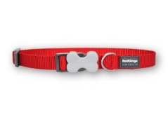 Red Dingo obojok Classic Red 2x31-47 cm červený