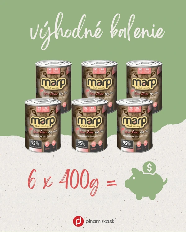 Marp konzerva pre psov Variety Blue River 6x400g 3