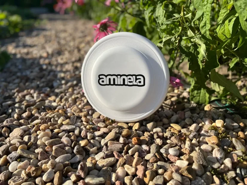 AMINELA frisbee pre psa Fastback biela 3