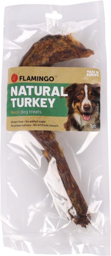 FLAMINGO NATURE SNACK morčací krk 1ks
