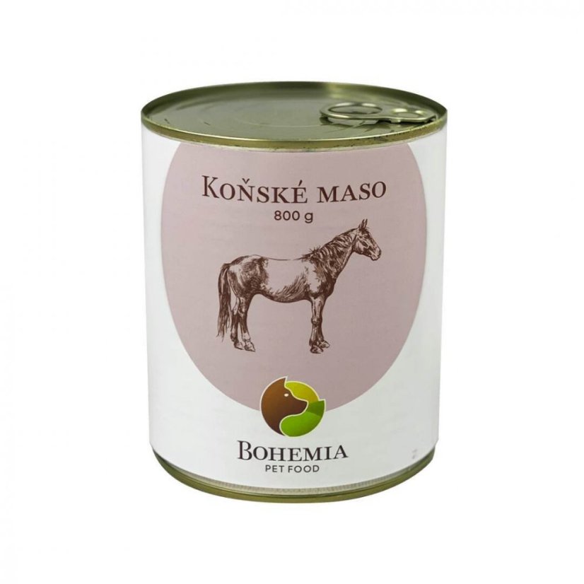 BOHEMIA Konské mäso vo vlastnej šťave 800 g BOHEMIA Konské mäso vo vlastnej šťave 800 g
