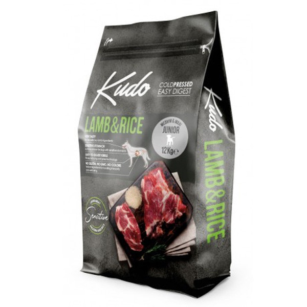 KUDO LG Adult Medium Maxi Lamb Rice 12kg