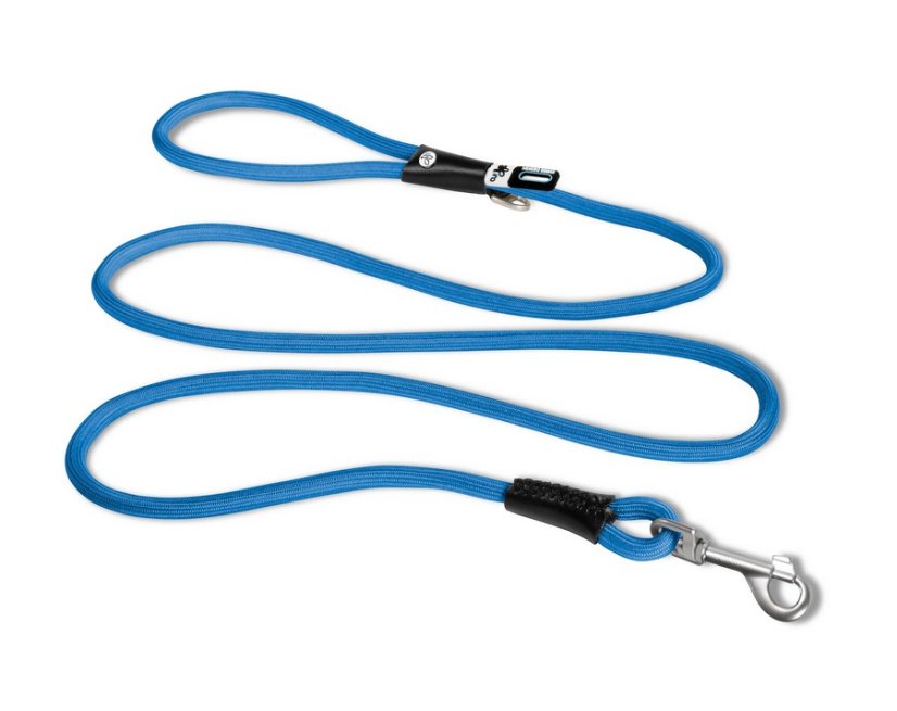 CURLI Stretch Comfort Leash M 0,8x180 cm modrá