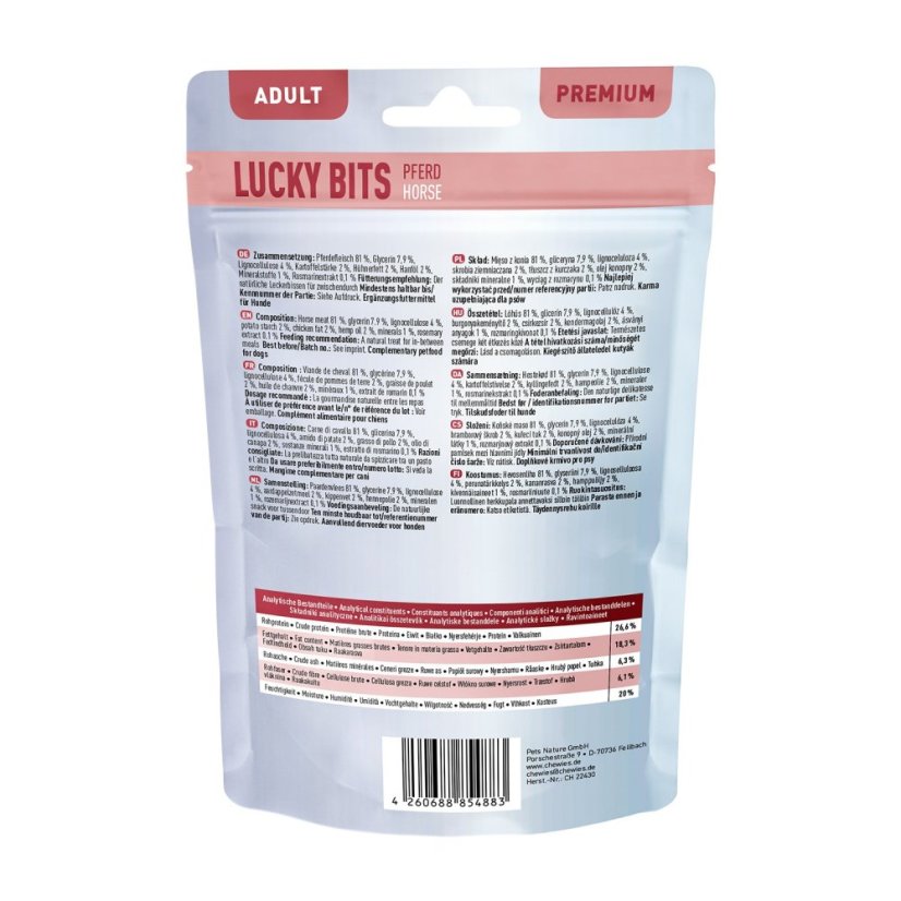 Chewies Lucky Bits kôň, 100g