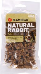 FLAMINGO NATURE SNACK CUBES sušené mäso králik 80g