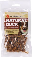 FLAMINGO NATURE SNACK CUBES sušené mäso kačka 80g