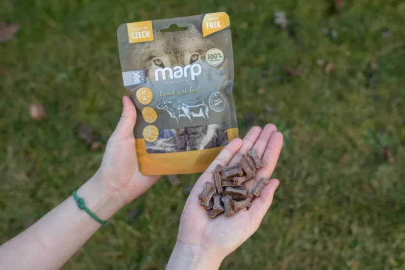 Marp Treats Variety maškrty pre psov jahňacie s hovädzím 120g 5