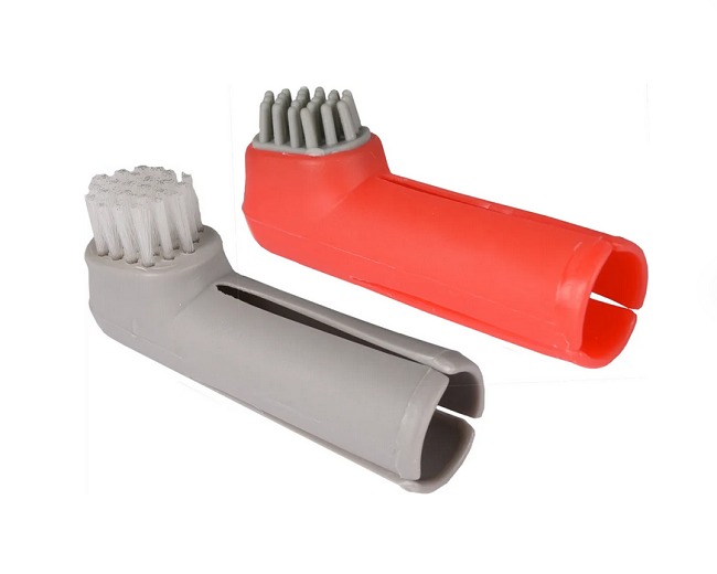 Flamingo Toothbrush Finger zubná kefka 2 ks