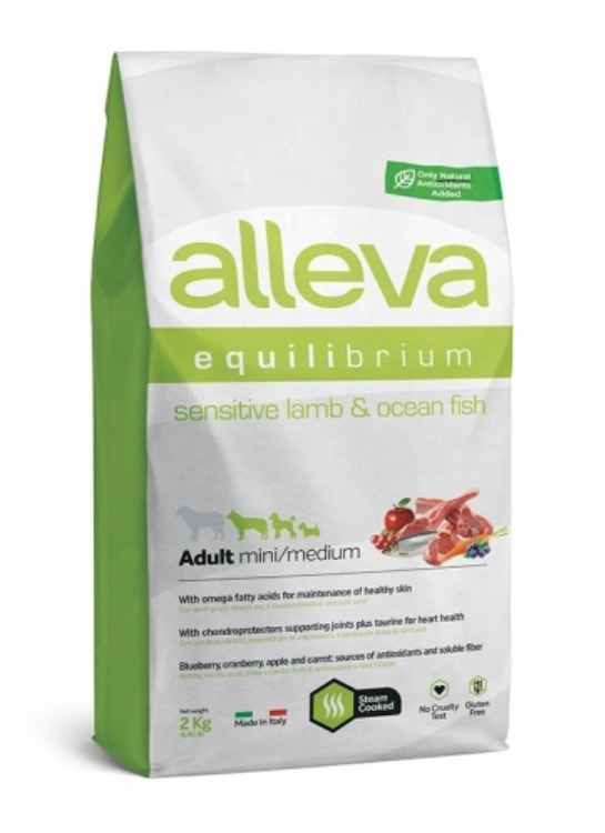 Alleva SP EQ adult MINI/M sensitive lamb ocean fish 2 kg
