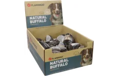 FLAMINGO NATURE SNACK byvolie kopýtko plnené pľúcami pamlsok na žuvanie pre psa