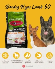 Bardog Hypo Lamb 60 12kg hypoalergénne za studena lisované krmivo pre dospelé psy 1