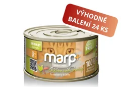 Marp Holistic+ konzerva pre mačky Kura s krevetami a brusnicami v želé 24x70g
