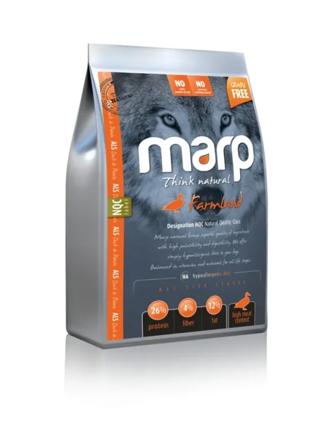Marp Natural Farmland kačacie granule pre dospelých psov všetkých plemien 2kg