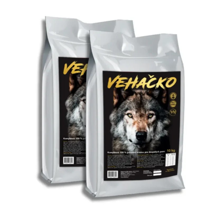Larra Vehačko / Vlčí Hlad pre dospelých psov 26/14 2x 12kg - slovenské krmivo pre dospelých psov všetkých plemien