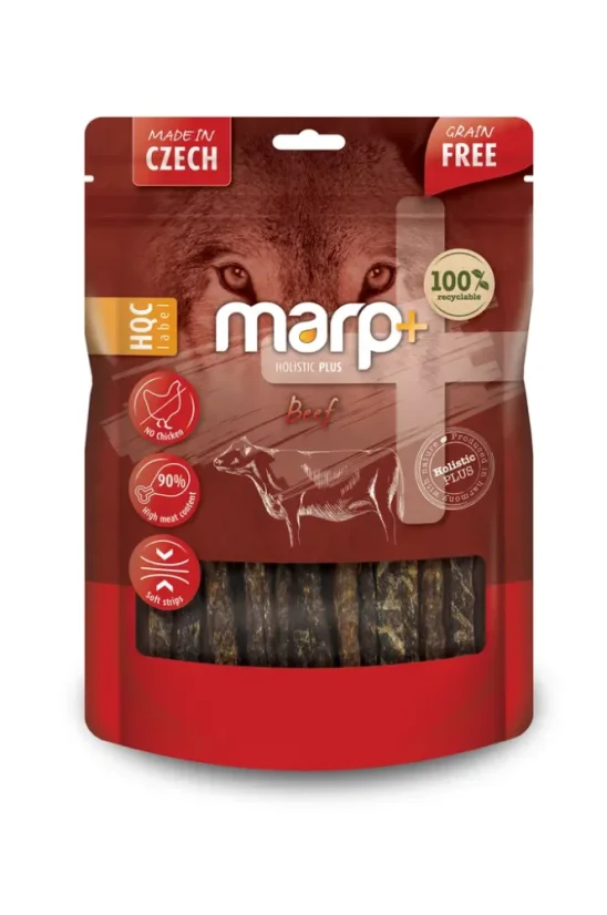 Marp Treats Holistic+ maškrty pre psov hovädzie 80g