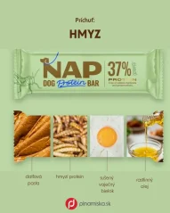 NAP proteínová tyčinka pre psa - hmyz 50g 1