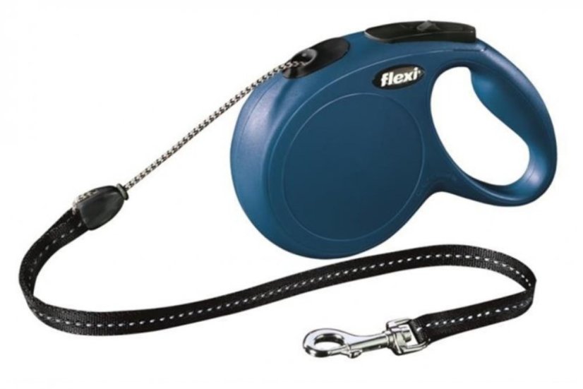 FLEXI Classic lanko M 5m modré (do 20 kg)