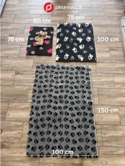 VetBed Drybed Grafit Srdce 75x50 cm tmavá - podložka pre psa alebo mačku 1 VetBed Drybed Grafit Srdce 75x50 cm tmavá - podložka pre psa alebo mačku 1