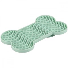 Flamingo Lick Pad Bone S 15cm zelená