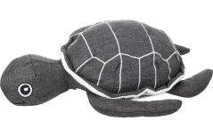 Flamingo Turtle - korytnačka pískacia látková hračka pre psa. Veľkosť S: 14 x 21 x 7 cm.