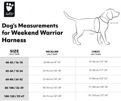HURTTA Postroj Weekend Warrior čierný 80-100cm 2