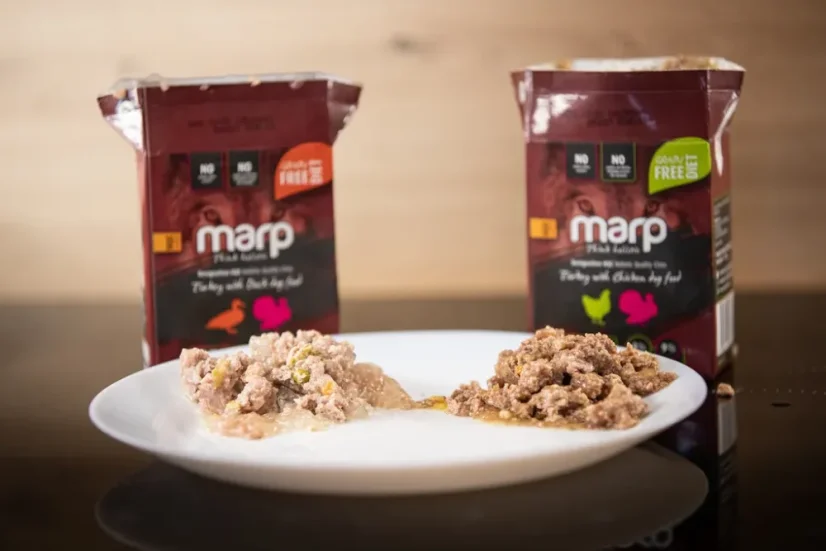 Marp konzerva pre psov Tetrapack morka s kačicou 12x375g 7